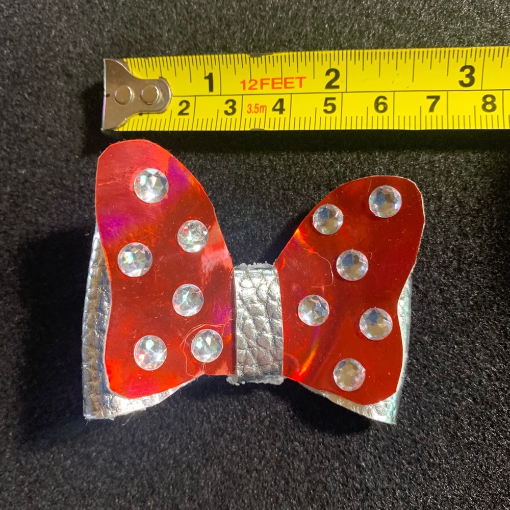 Minnie Mouse Hairbow / Clip Handmade